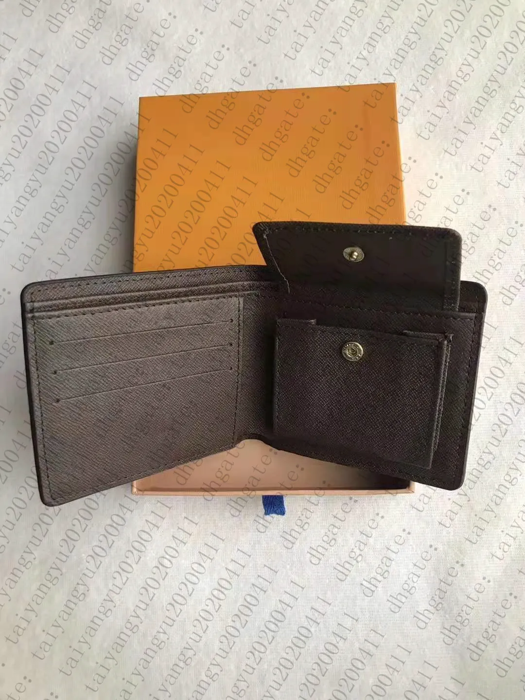 Projektanci skórzane portfele dla męskiej torebki wysokiej jakości Cluch Centte Party Women Traver Wallet1881
