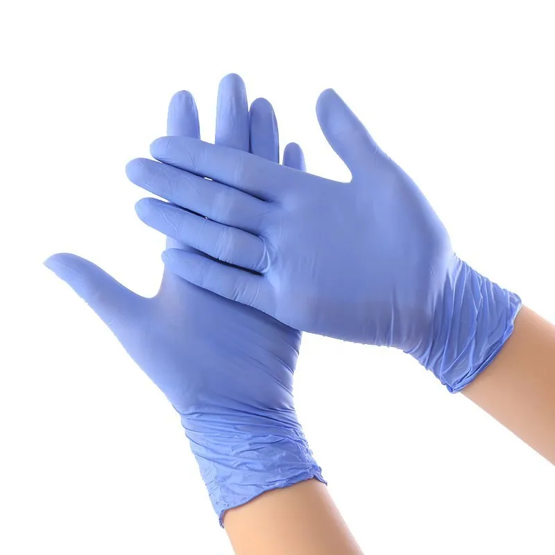 手袋を洗う100個の使い捨て手袋ラテックス食器洗いキッチン作業ゴム庭の手袋左と右手のためのユニバーサル201272n