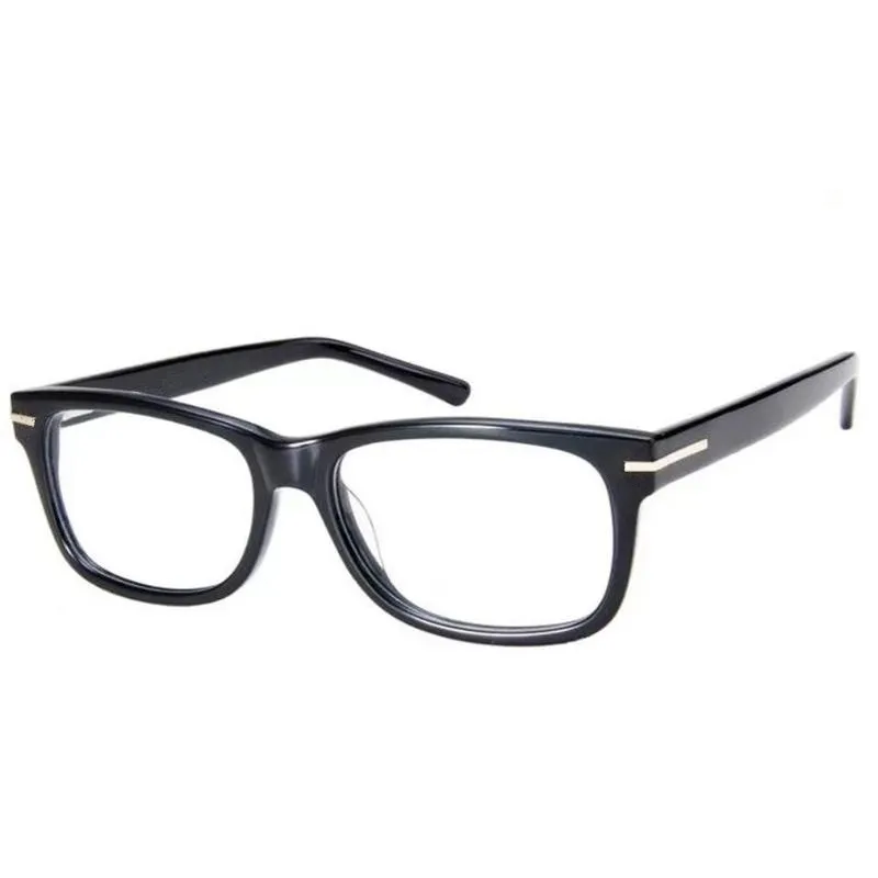 Monture de lunettes de style unisexe 54-18-145, jante complète en planche pure importée pour lunettes de prescription, étui complet, entier 211v
