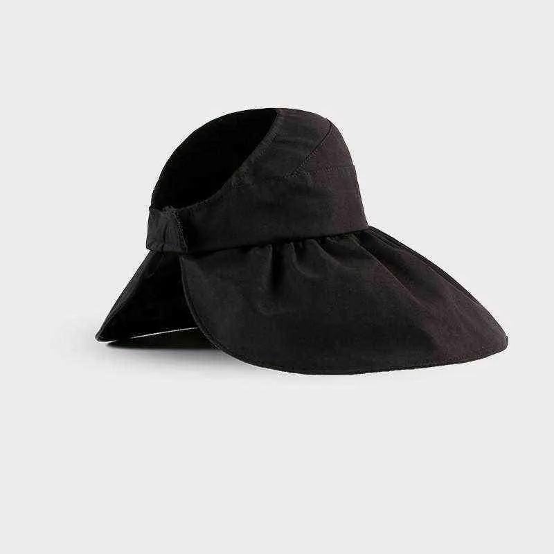 LDSLYJR 2021 solid color cotton Bucket Hat Fisherman Hat outdoor travel hat Sun Cap Hats for Women 221 G220311