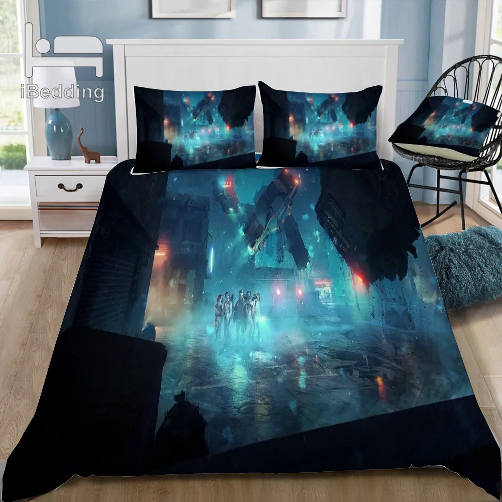 Horrorfilm StrangerThings 3D Bettwäsche Set gedrucktes Duvet Cover Set Twin Full Queen King Size Drop 2012117972726