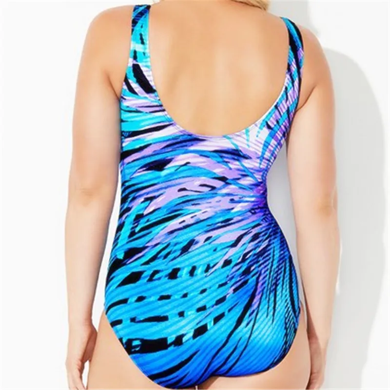 Bkning 5XL Maillot de bain femme Plus Size Maillot de bain 2020 Summer Beach Body rayé One Piece Maillot de bain Big Large L XL XXL 3XL 4XL T200708