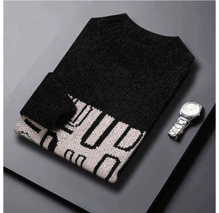 Liseaven Knitwear Heren Sweaters Pull Homme Fashion Design Mannelijke Tops Casual Streetwear Pullover Sweaters 211221