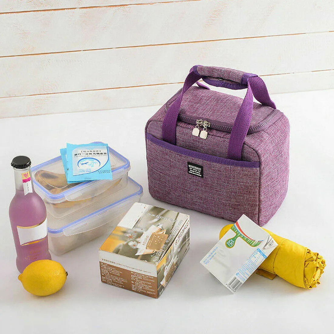 Dihope Portable Lunch Bag New Thermal Isolated Box Tote Cooler Handbag Bento Pouch Dinner Container School Food Storage C01252387421