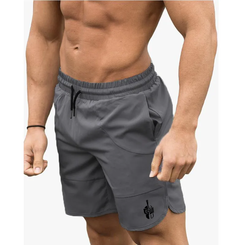 Mens de marca Running Malha Casual Modelo de Moda Fashion Workout Ginásio Respirável Muscle Fitness Confortável Plus Size Sports Shorts 220301