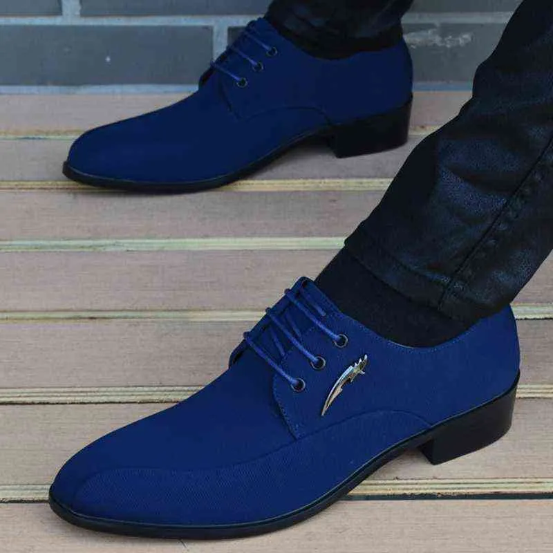 Dress Shoes italian mens shoes fashion black men's leather moccasin pointed toe classic men wedding sapatos masculino 220223