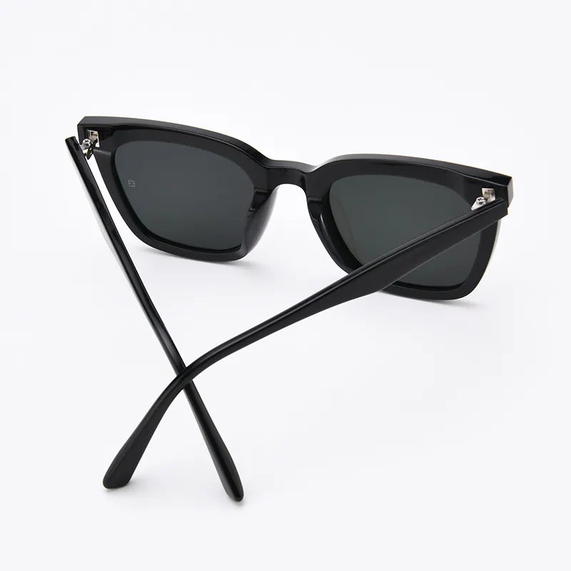 2022 Nieuwe Designer Koreaanse Merk Gepolariseerde Zonnebril Voor Vrouwen Vierkante Strand Gm Cat Eye Zonnebril Klein Gezicht UV400 Momati256e