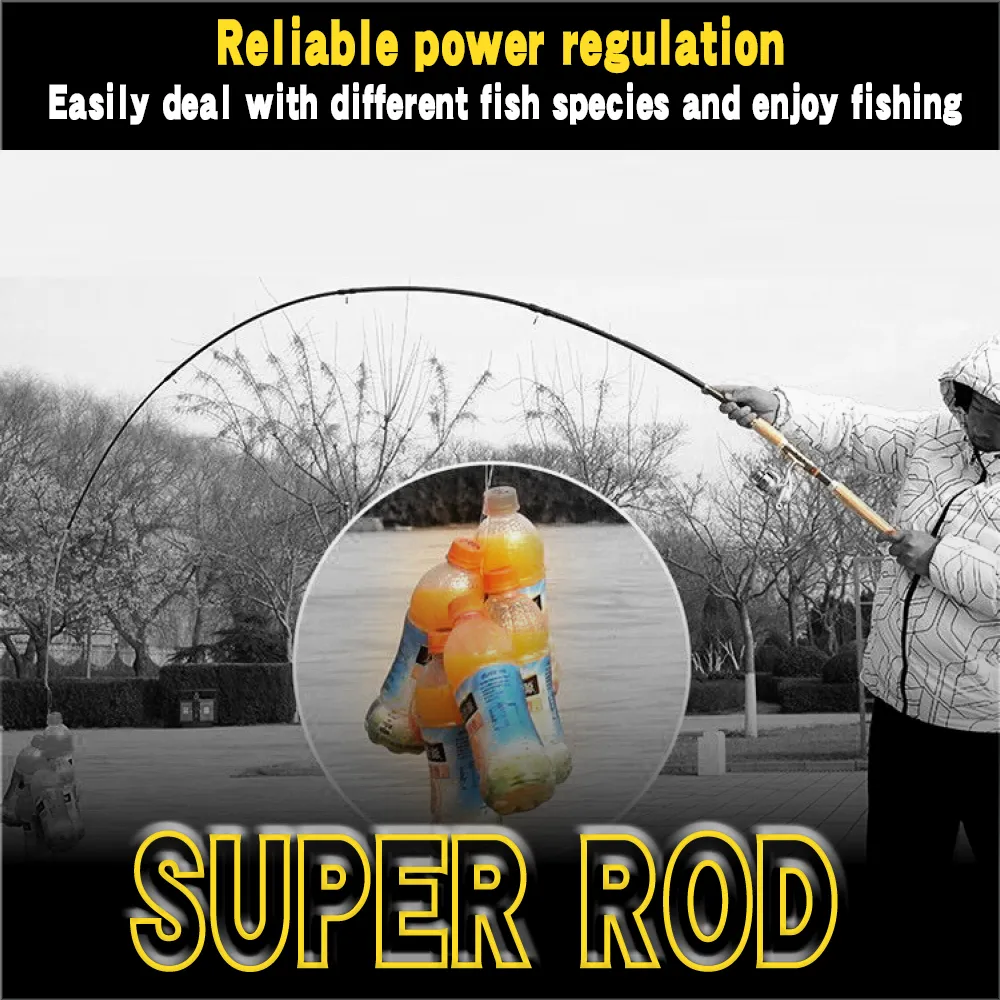 Caña de pescar de carbono telescópica Pesca Spinning Lure Rod Carp Fly Peche Carp Feeder Equipment Ultralight Travel Surf Accesorios 2010253Z
