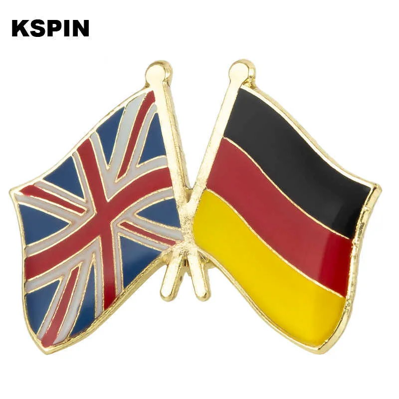 Royaume-uni Friendshipp drapeau épinglette drapeau badge broche broches insignes 10 pièces par 