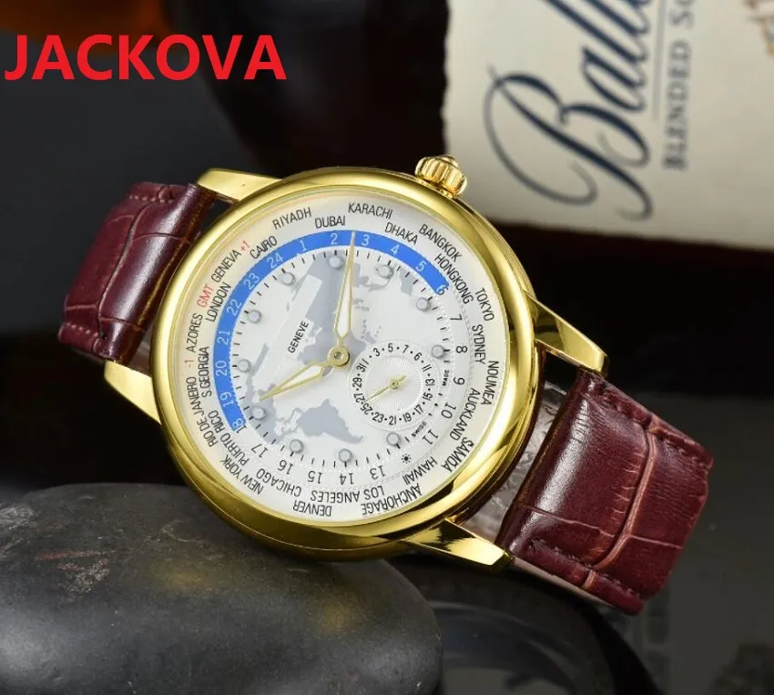 Número digital esqueleto relógios de pulso clássico sub dial trabalho negócios suíça pulseira de couro highend masculino relógios moda luxo 360m