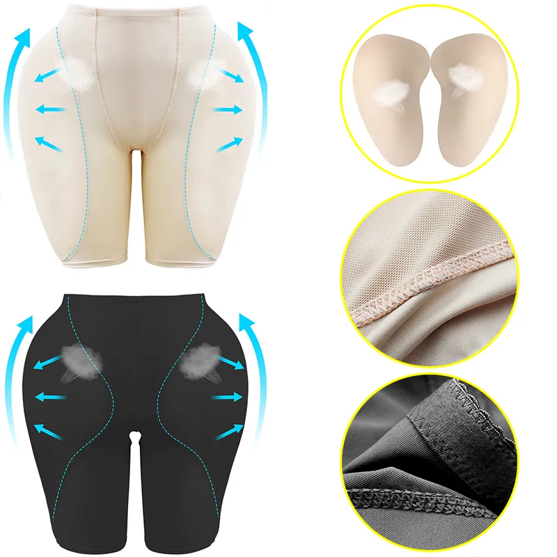 Women Sexy Lingerie Underwears Panties Briefs Hip Butt Pads Shapewear Bum Butt Buttock Hip Enhancer Sponge Padded Fake Ass 201222268b