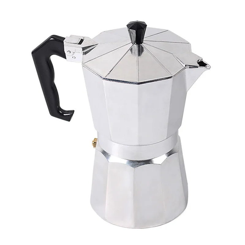 Percolateur expresso italien supérieur 1 tasse 3 tasses 6 tasses 9 tasses 12 tasses cafetière octogonale en aluminium domestique C1030199s