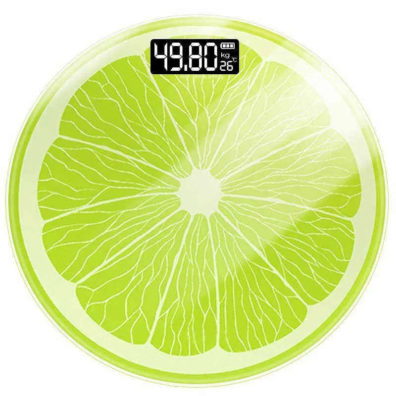 Узор лимона 0,2-180 кг масштаб ванной комнаты USB электронный цифровой масштаб веса жир в корпусе бытовой взвешивающий весы веса H1229