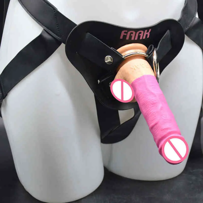 NXY Dildo noszenie penisa Lesbian Seks Produkty Anal Wtyczka Masturbacja Spodnie Zabawki Dorosły 0221