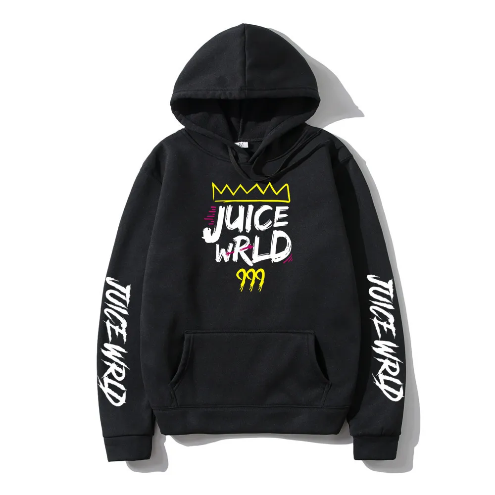 Juice wrld hoodies män kvinnor sweatshirts höst vinter hooded hajuku hip hop casual hoodie högkvalitativa fleece pullovers hoody x1022