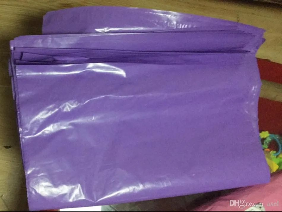 17*30cm Purple poly mailer shipping plastic packaging bags products mail by Courier storage supplies mailing self adhesive package pouch 
