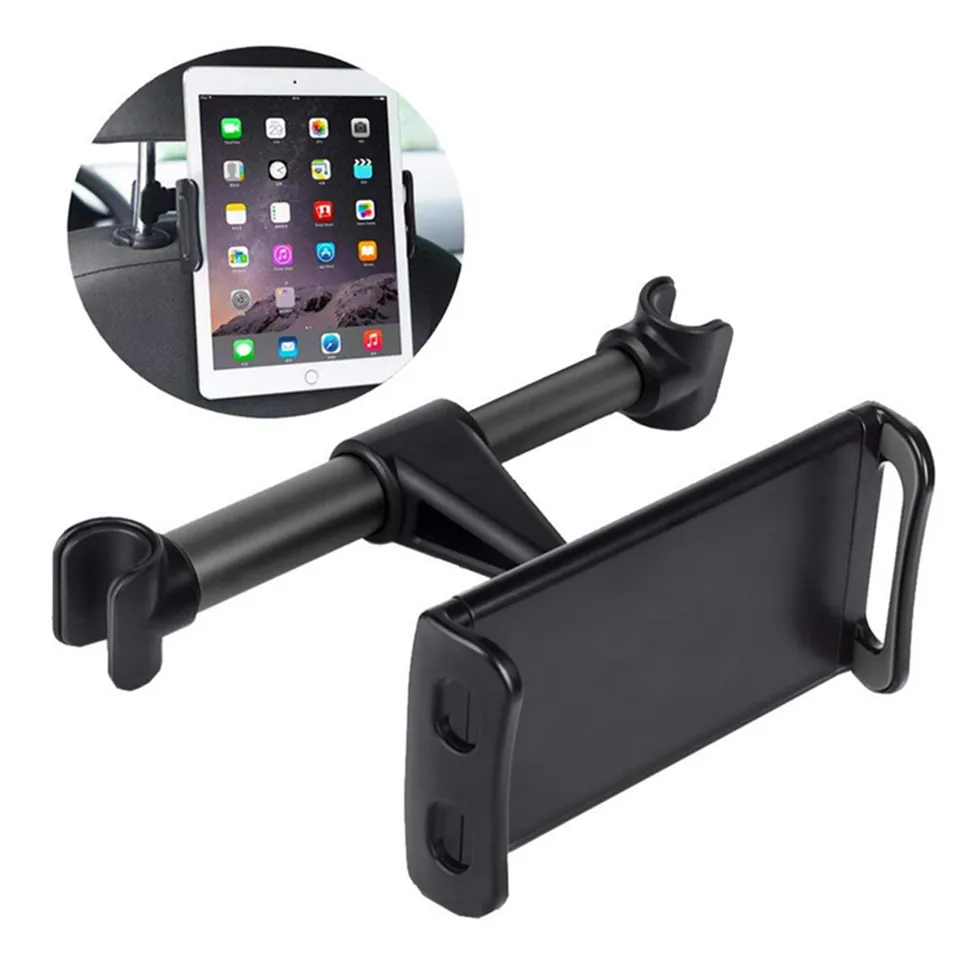 Car Rear Pillow Car Tablet Holder Stand For Ipad 234 Air Pro 711039 Universal Stand Bracket Back Seat Car Mount 360 Rotation2967355