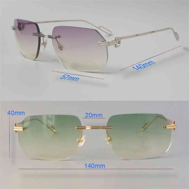 2024 10% de réduction sur le concepteur de luxe Nouveaux lunettes de soleil pour hommes et femmes 20% de réduction sur les nuances rétro sans bord.