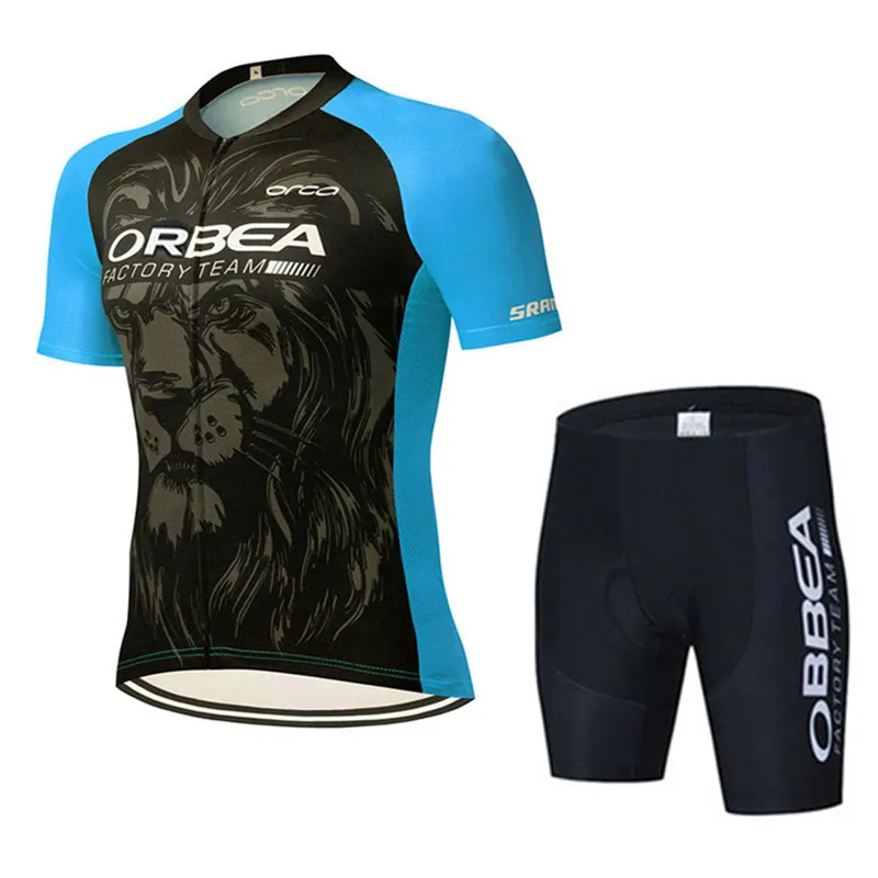 Pro Team Mens Orbea Team Cycling Jersey Suit Pike Shirt Shirt shorts sits Summer Bicycle Clothing Mountain Bike Outfits Ropa ciclismo221y
