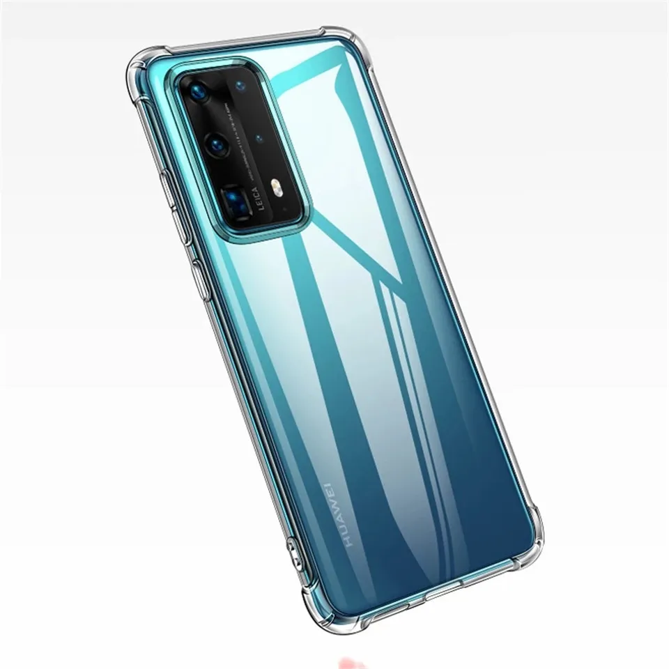 Абонепроницаемые случаи для Huawei Honor 10x 9x 10 Lite 10i 20i Nova 8 7 Pro P Smart 2019 2020 2021 P40 P0 P0 P20 y8s Y9a Крышка кремния