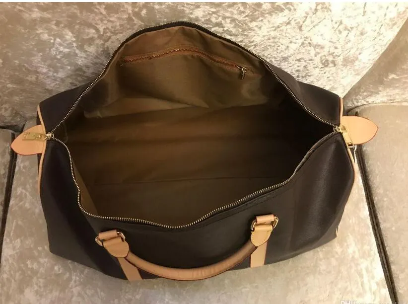 2021 men duffle bag women travel bags hand luggage travel bag men pu leather handbags large cross body bag totes 55cm252c
