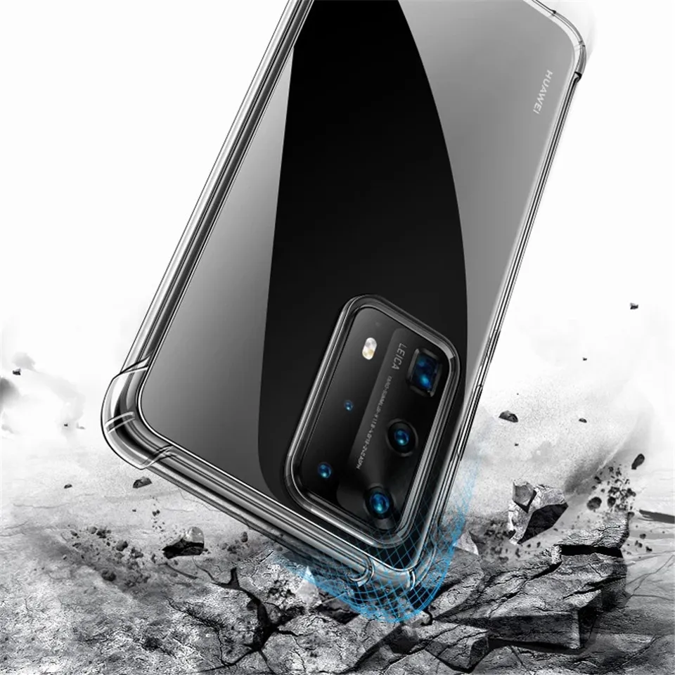 Schokbestendige hoesjes voor Huawei Honor 10x 9x 10 Lite 10i 20i Nova 8 7 Pro P Smart 2019 2020 2021 P40 P30 P20 Y8S Y9A Silicon Cover