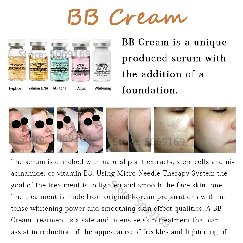 12шт BB Cream Glow Meso White осветляющий сыворот