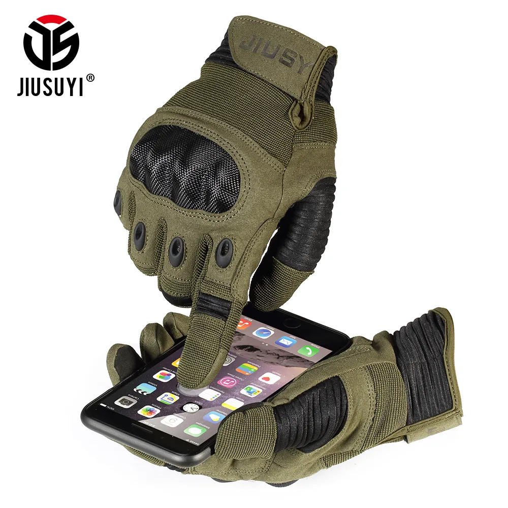 TouchScreen Military Tactical Gloves Army Paintball Shooting Airsoft Combat Anti-Skid Hard Knuckle Full Finger Gloves Men Women Y2313S