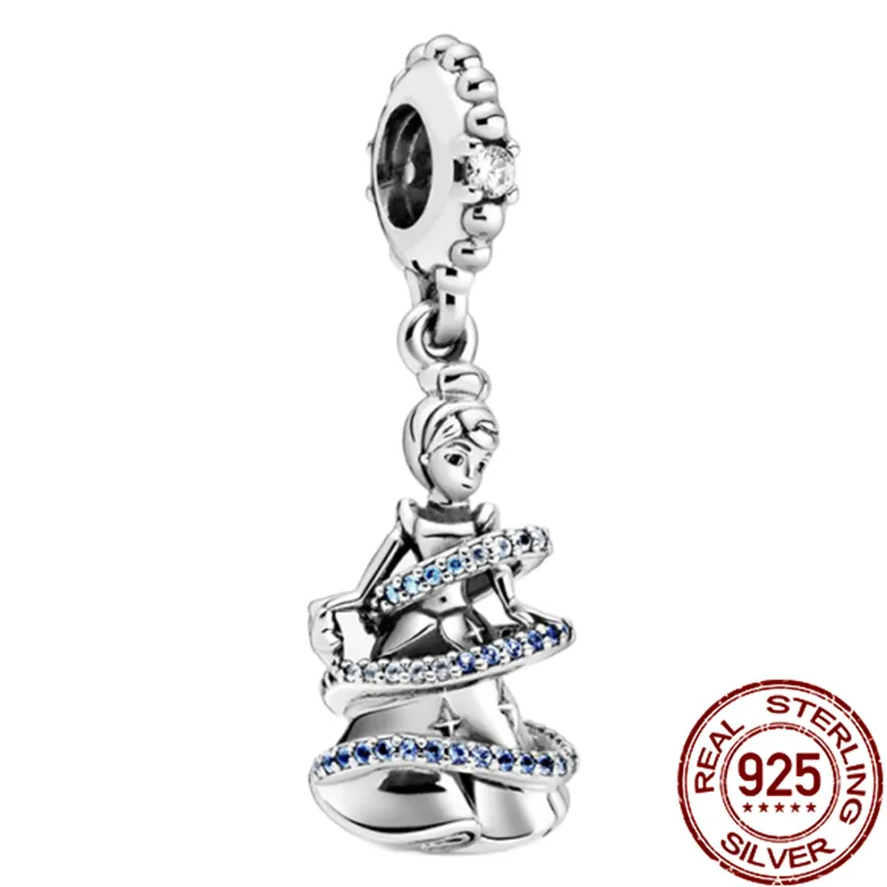 2022 100 % 925 Sterling Silber Perlen kleiner süßer Elefant baumeln Charm für Armband Silber 925 Schmuck für Frauen6460764