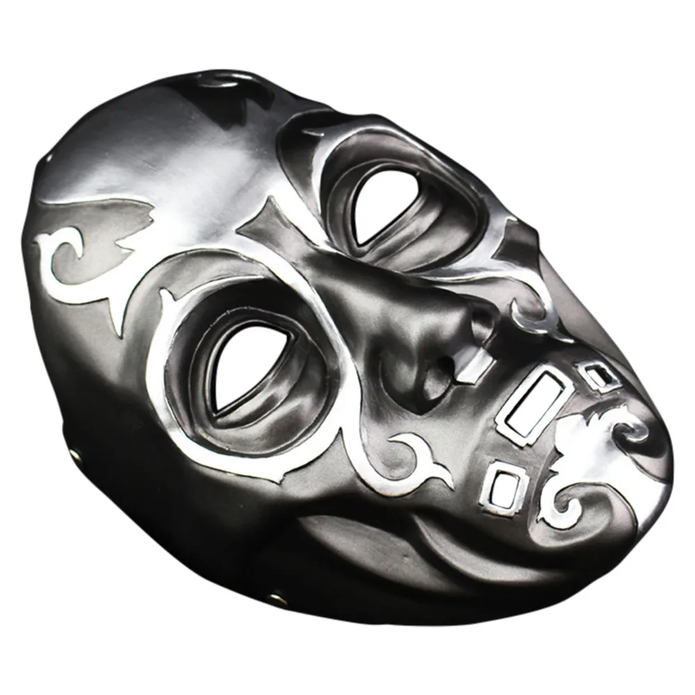 Masque de mangemort Halloween horreur Cosplay Malfoy Lucius masque Bar fête mascarade Costume accessoires résine masque casque 200929277n