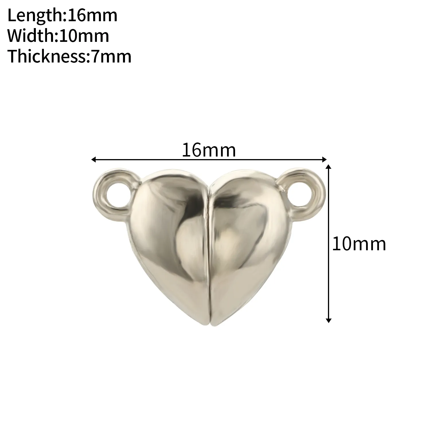 Forti chiusure magnetiche in acciaio inossidabile cordoncino di cuoio Collana braccialetto Magnete Chiusura connettore Gioielli fai da te Forniture5461120