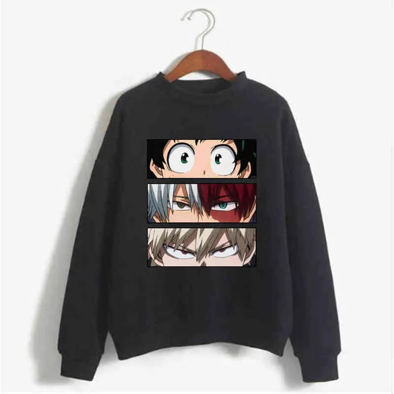 Heren Hoodies My Hero Academia Sweatshirts Midoriya Shoto Bakugou Kleding Tops Unisex H1227