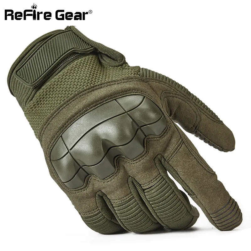 Refire Gear Tactical Combat Army Rękawice Mężczyźni Zimowe palec rowerowe rowerki