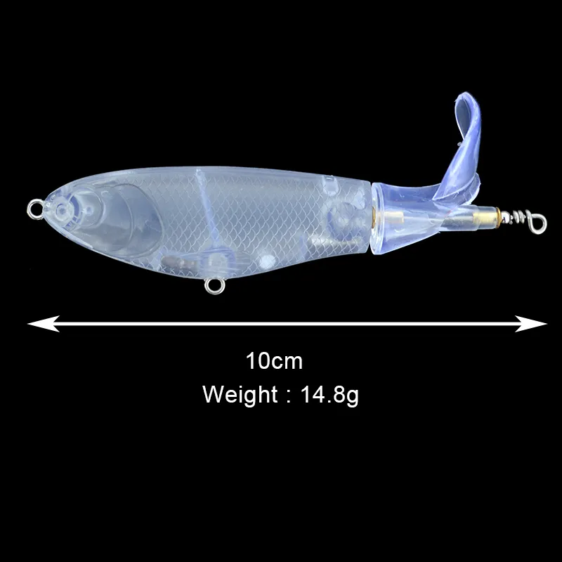 Minnows Fishing Przynęty partia 10cm 14 8G niepomyślone obrotowe ciała minnowside przynęty plastikowe przezroczyste majsterkowanie ciężka przynęta sztuczna przynęta 22375