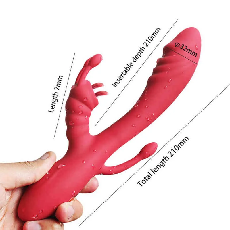 Nxy seksproducten Vibrador 3 en 1 para mujer Herramienta de masturbacin consolador anale juguetes seksuales masturbador schatten 9851524