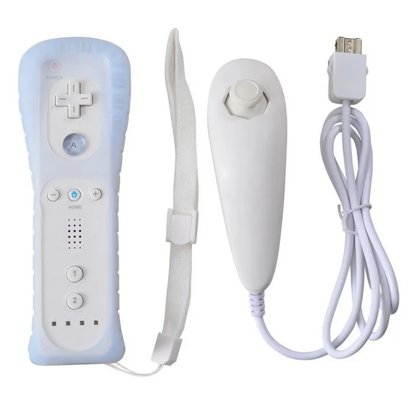 Pour Nintend Wii manette de jeu sans fil télécommande sans mouvement Plus manette de contrôle Nunchuck pour accessoires Nintendo Wii2469709