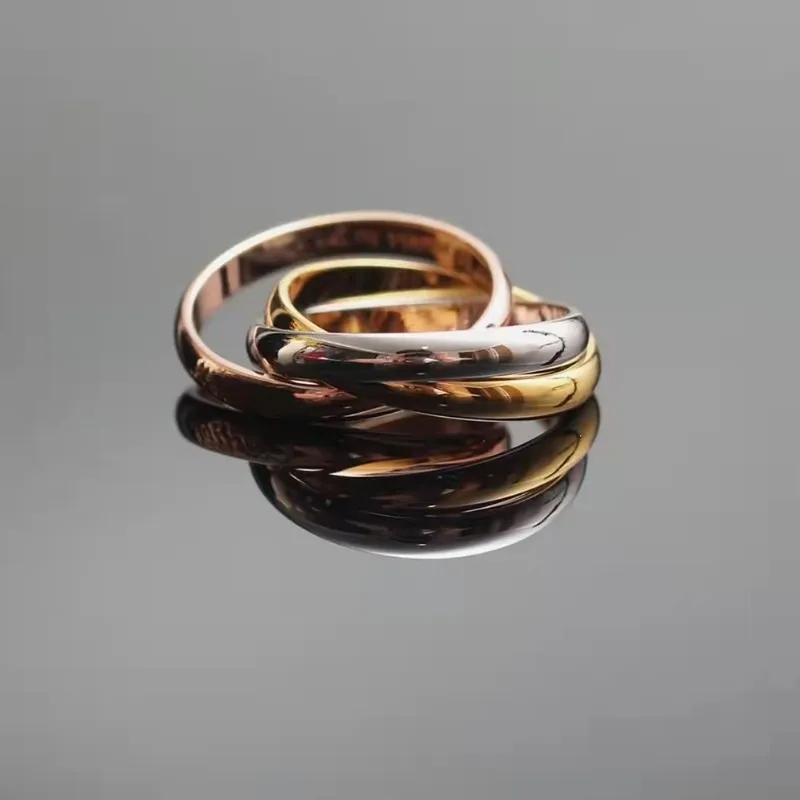 Modischer 3-in-1-Designer-Ring, hochwertige Ringe aus 316L-Edelstahl, Schmuck für Männer und Frauen295z