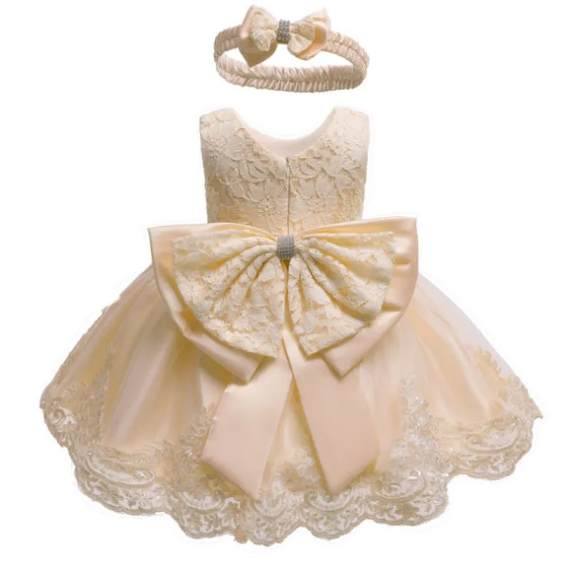 Élégant bébé filles robes pour enfant en bas âge fille mariage soirée douce enfants robe de bal anniversaire noël arc rouge 220309