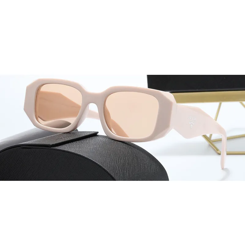 O occhiali da sole da sole uomo donna unisex designer goggle beach occhiali retrò piccolo design di lusso uv400 buff230d nero