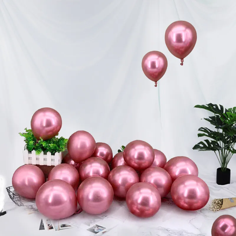 126 sztuk Chrome Gold Rose Pastel Baby Pink Balloons Garland Arch Kit 4D Balon na Birthday Wedding Christmas Party Decor 220217