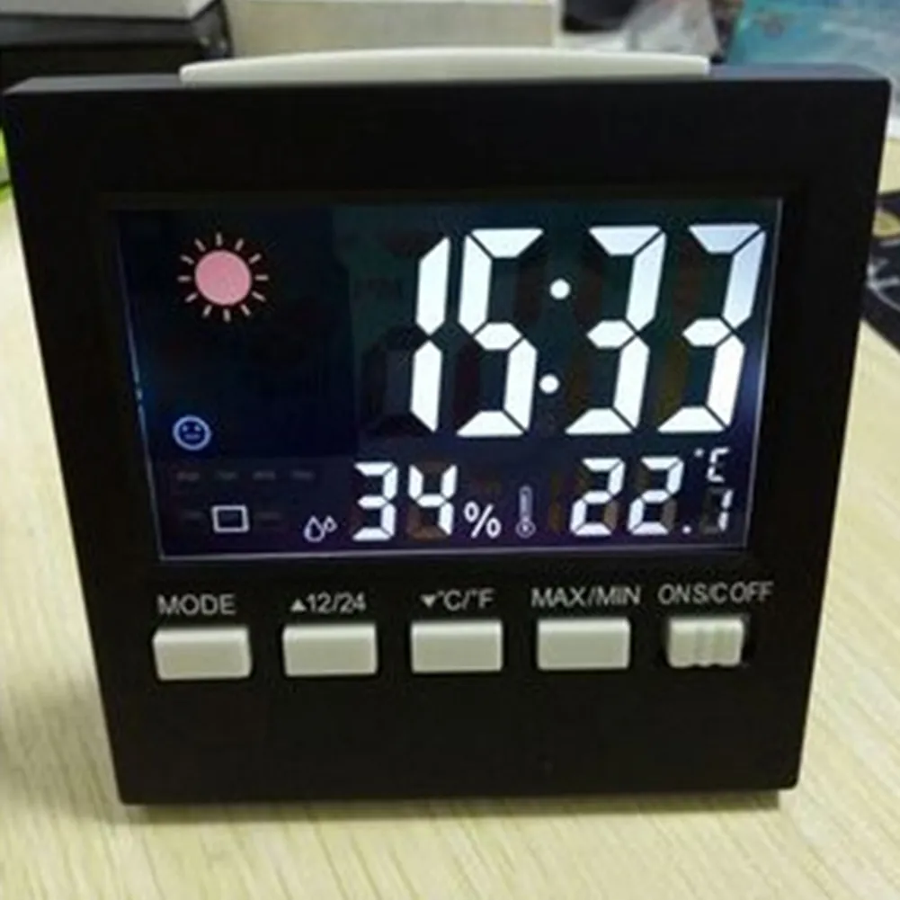 Digital Mirror LED Display Alarm Clock Temperature Calendar USB/AAA Powered Electronic Multifunction Snooze Desk Clock Weather S LJ200827