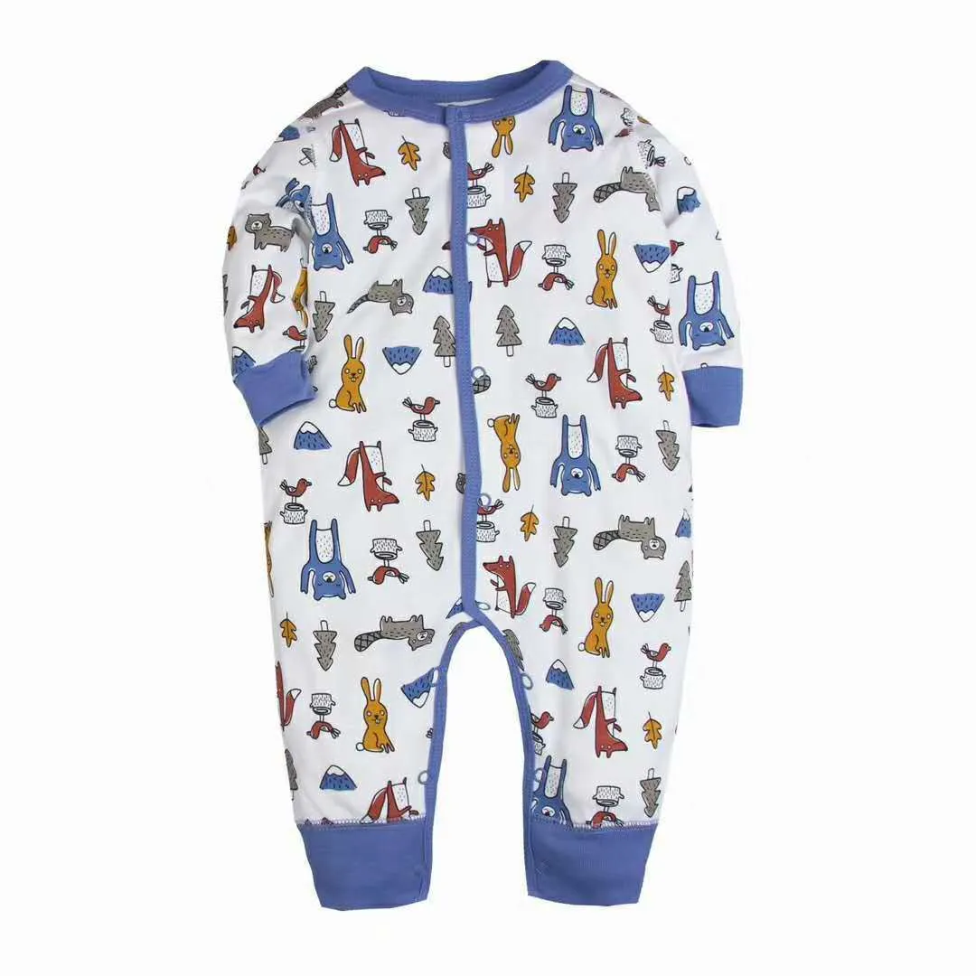 Baby Bekleidungsjunge Mädchen Kleidung Cartoon Langarmanzug Neugeborenes Unisex Neugeborener Pyjama -Säuglingskostüm 2010289664125