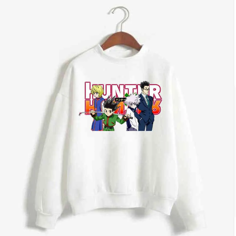 Anime Hunter X Hunter Killua Leorio Kurapika Gon Hisoka Pullover Hoodie Streetswear Tops H1227