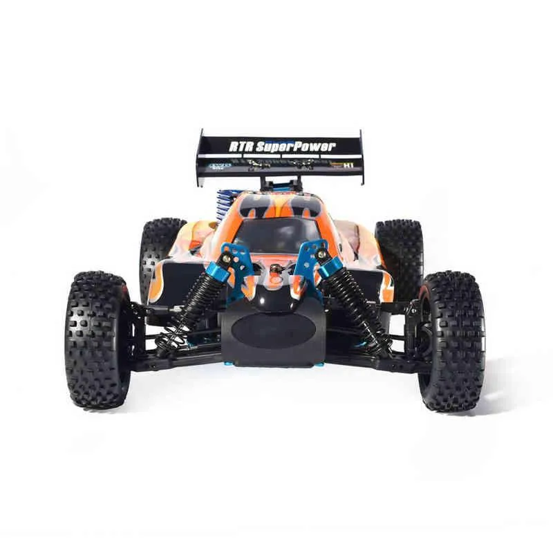 HSP RC Car 1:10 Scale 4wd Two Speed Off Road Buggy Nitro Gas Power Remote Control Car 94106 Warhead High Speed Hobby Toys 220121