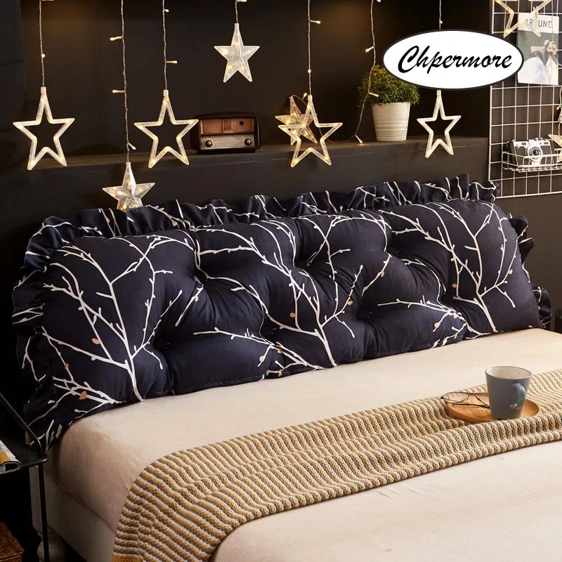 Chpermore Washable 긴 고급 한국어 간단한 침대 쿠션 부드러운 현대 단순성 베개 잠자는 201214