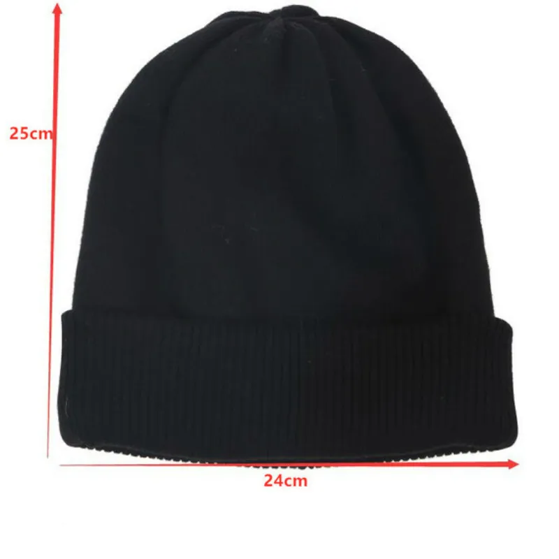 Męskie zimowe czapki czapki dzianiny ciepłe wygodne gorras czaszki czaszki młoda kobieta hip hop moda hat14157506225113