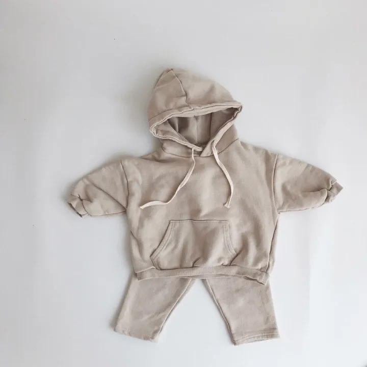 Nouveau-né bébé vêtements ensembles automne garçons sweat à capuche à manches longues hauts enfants filles sarouel costume enfants vêtements Set4704387