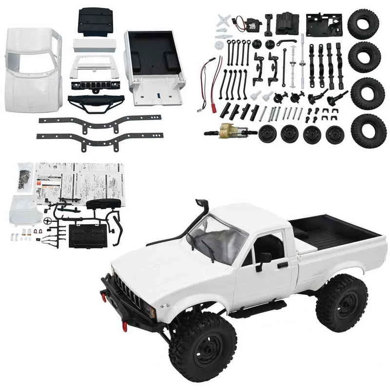 WPL C24 Обновление C241 116 RC CAR 4WD Radio Control Offroad RTR Kit Rock Crawler Electric Buggy Moving Machine S 22011987567722