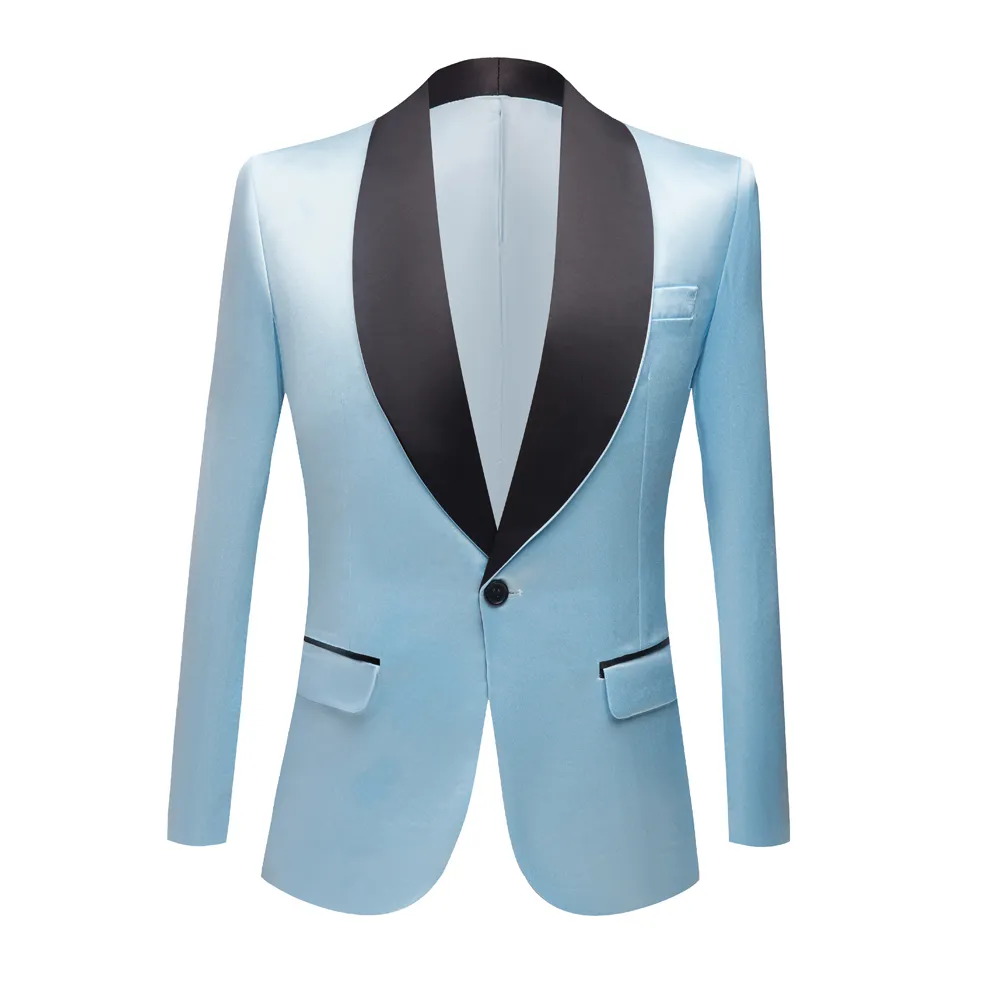 HJQSC Men's Bright Face Costume en relief Vert Violet Jaune Bleu Manteau 2020 Custom Made Casual Mariage Prom Groom Blazer Veste LJ201103