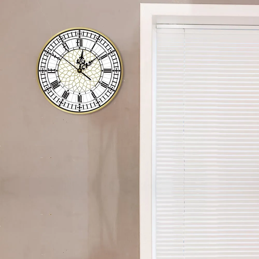 Big Ben Clock المعاصرة الحديثة على مدار الساعة الرجعية الصامتة غير الموقوتة الجدار مشاهدة اللغة الإنجليزية ديكور المنزل العظمى بريطانيا لندن هدية LJ205331975